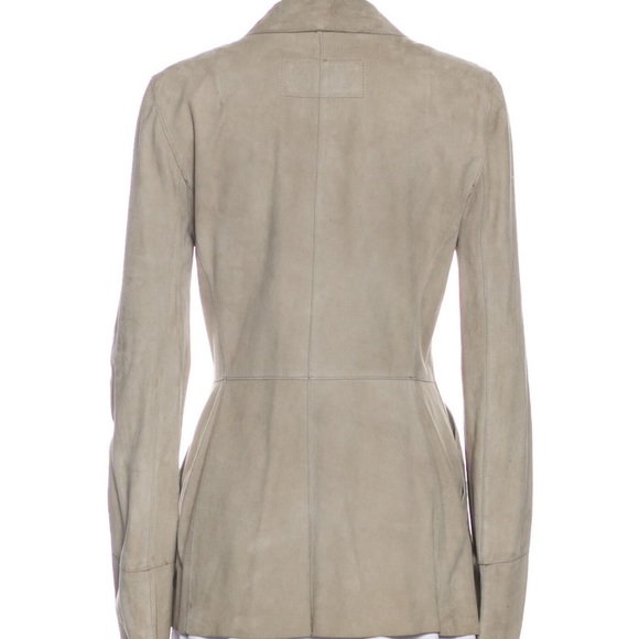 Dolce & Gabbana
Leather Long Sleeve Button-Up Top Size Small Camel Suede - Picture 3 of 4